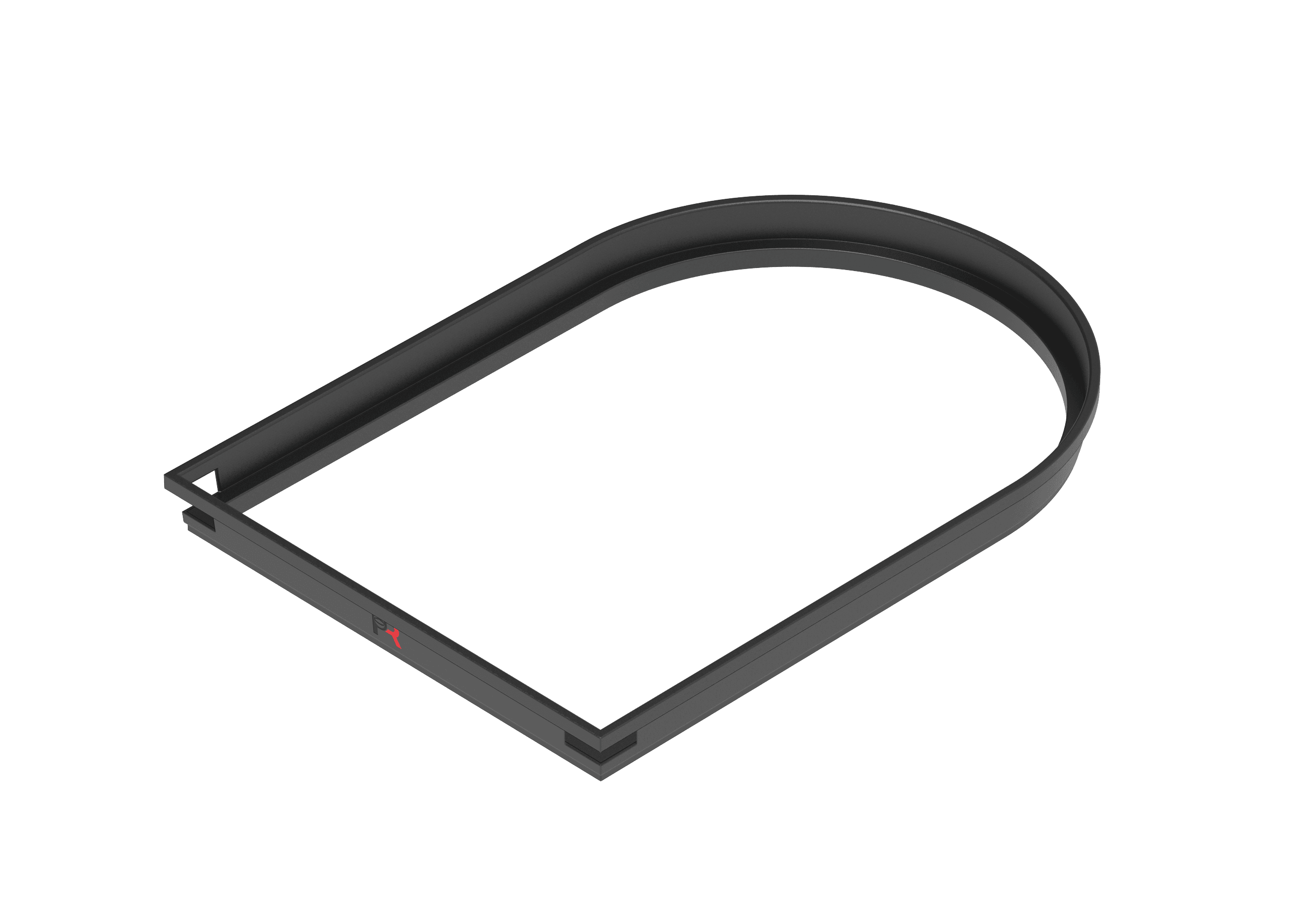 D-Shape Riser – Coated Finish