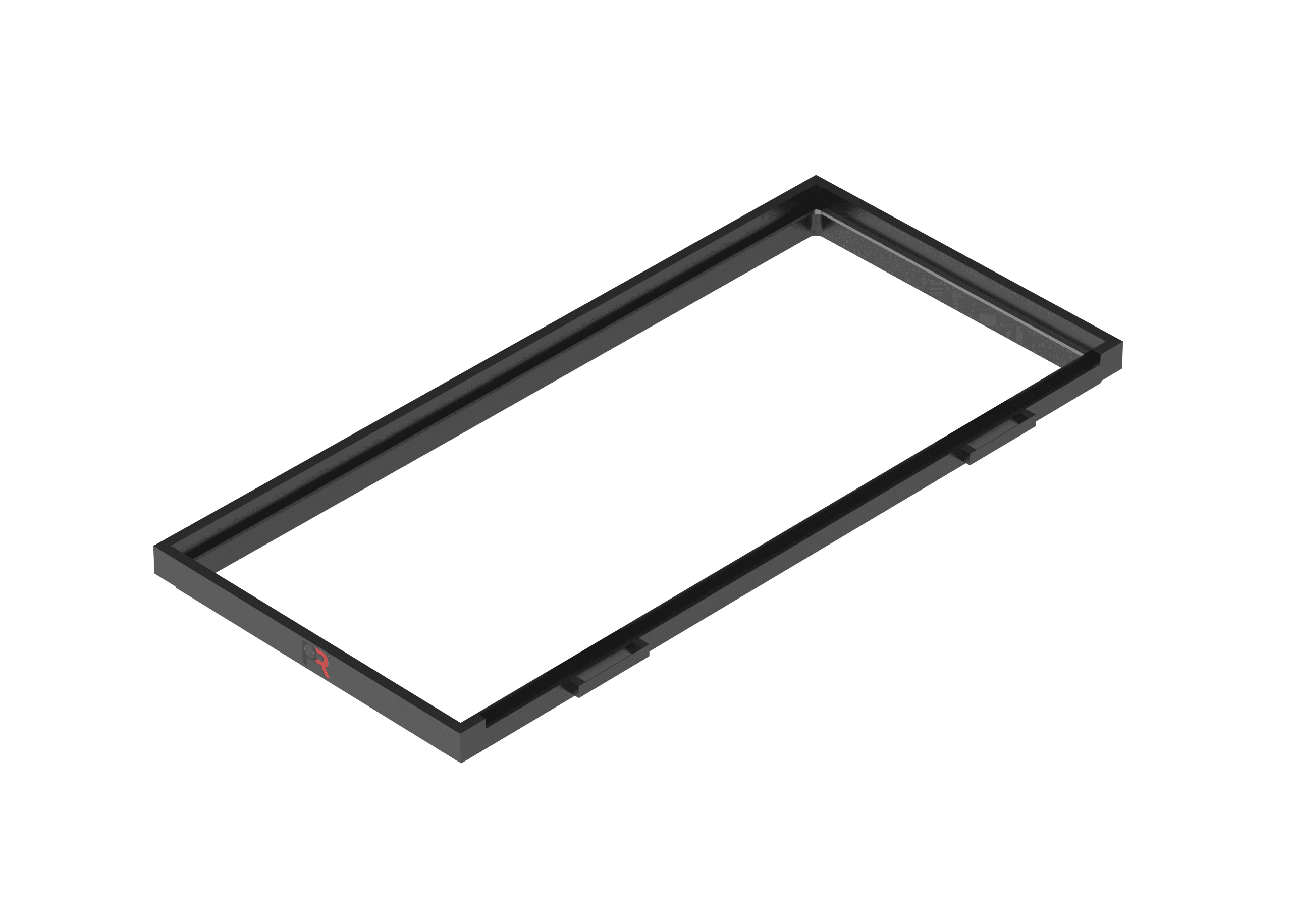 Rectangle Riser – Coated Finish